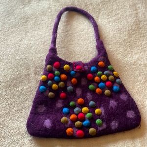 Colorful Felt Handbag